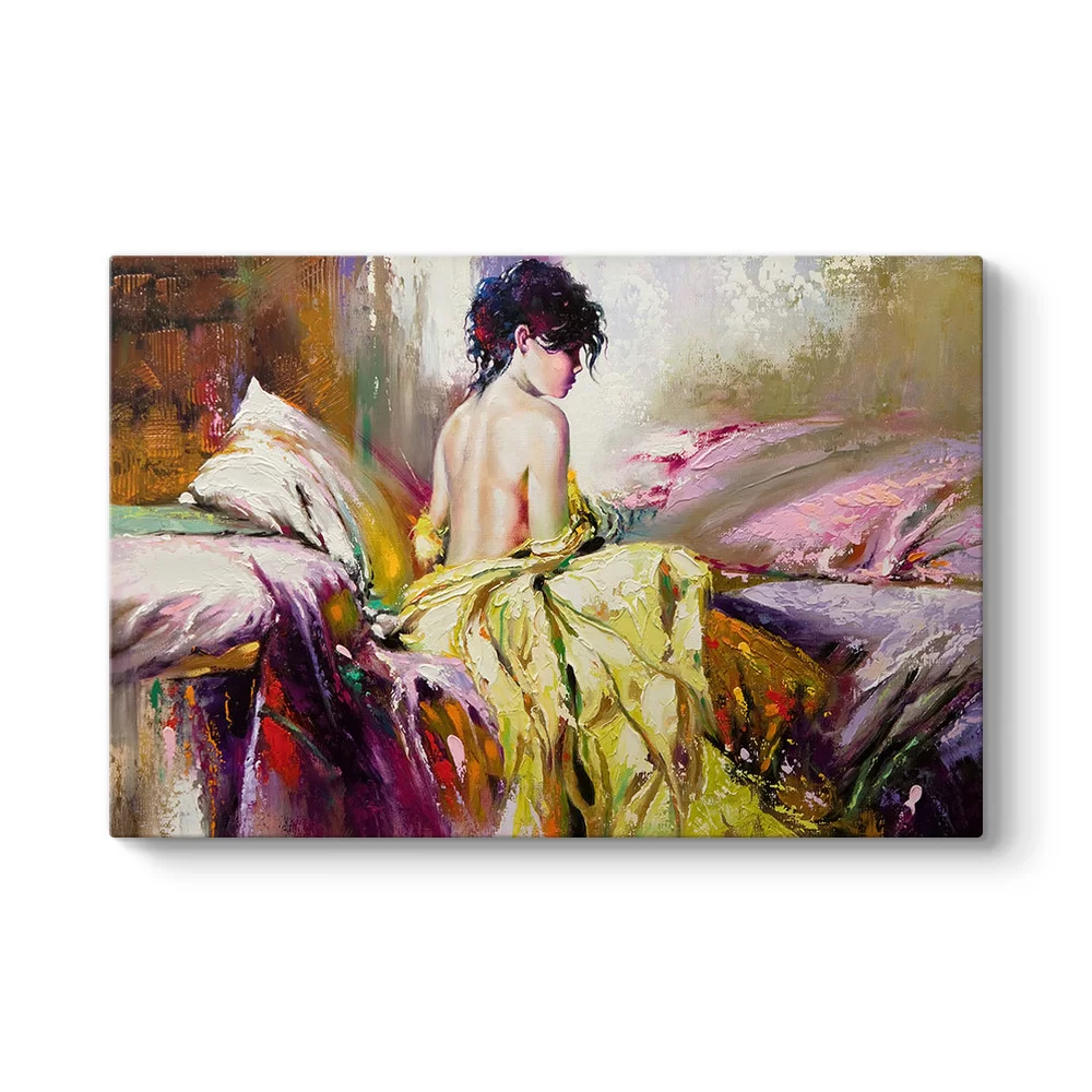 Yalnız Kadın Tablosu - Model 1